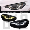 AKD headlight assembly upgrade for 2022-2026 BMW 2 Series G42M2G87 models, featuring dual-color LED laser projector lenses.