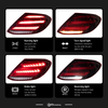 AKD upgrade taillights for 2017-2023 Mercedes-Benz E-Class W213 models, modified to resemble a Diamond Maybach.