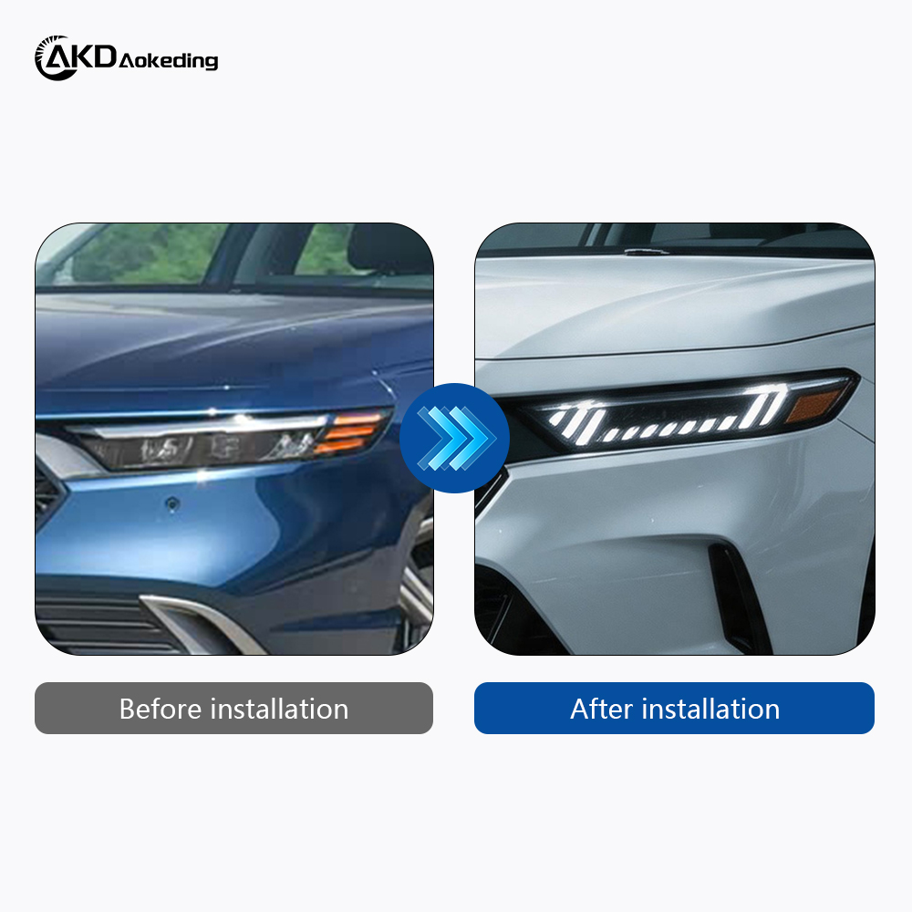 AKD LED daytime running lights and sequential turn signals are compatible with 2023-2026 Honda Accord 11th generation models.