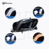 AKD LED projector headlight assembly suitable for 2012-2015 Mercedes-Benz ML, GLE, and Maybach models, with flowing light effect.