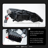 AKD is suitable for 2013-2017 SEAT Leon low-lift modification of LED headlight assembly, daytime running lights, and turn signals.