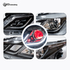 AKD headlight assembly upgrade for 2019-2022 Toyota Corolla, featuring LED lenses, daytime running lights, and sequential turn signals.