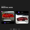 AKD is suitable for modifying 2006-2012 BMW 3 Series E92 taillights with laser lines, LED turn signals, brake lights, and reversing lights.