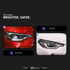 AKD headlight assembly upgrade for 2022-2026 BMW 2 Series G42M2G87 models, featuring dual-color LED laser projector lenses.
