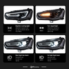 AKD-specific LED sequential turn signals for Mitsubishi Lancer EX headlight assemblies (2008-2016 models).