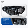 AKD Headlight Assembly Upgrade for 2012-2014 BMW 1 Series F20 Models: LED Laser Sequential Turn Signals, Daytime Running Lights, And Bi-xenon Projector Lenses.