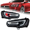 AKD-specific LED sequential turn signals for Mitsubishi Lancer EX headlight assemblies (2008-2016 models).