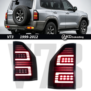 AKD is suitable for retrofitting the taillight assembly of 2009-2022 Mitsubishi Pajero V73 with scanning LED daytime running lights and sequential turn signals.