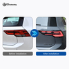 AKD Car Styling Tail Lamp for VW Golf 8 Tail Lights 2018-2021 Golf 8 LED Tail Light Golf MK8 Rear Stop DRL Brake Auto Accessories